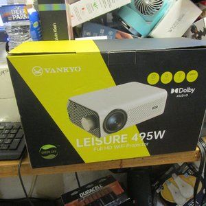 Vankyo Leisure 495W Full HD 1080P WIFI Projector Dolby Audio